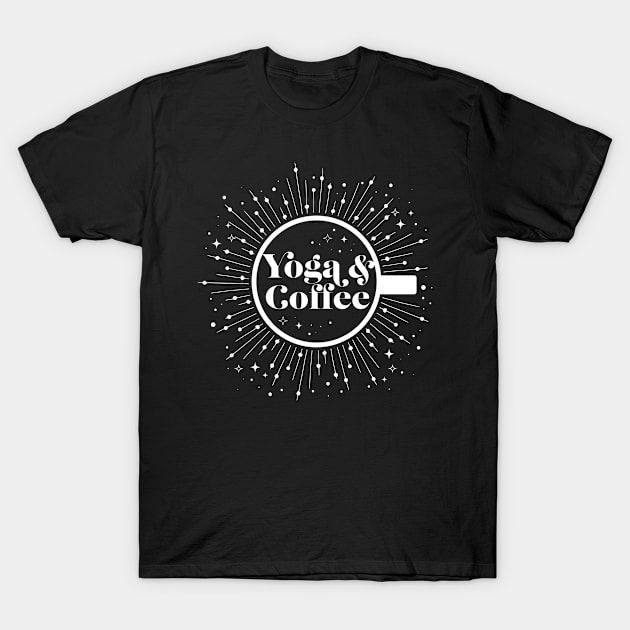 Yoga & Coffee T-Shirt by emanuelacarratoni